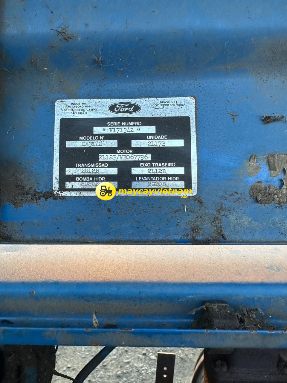 Máy cày Ford 6610 1 cầu - Hình ảnh 5