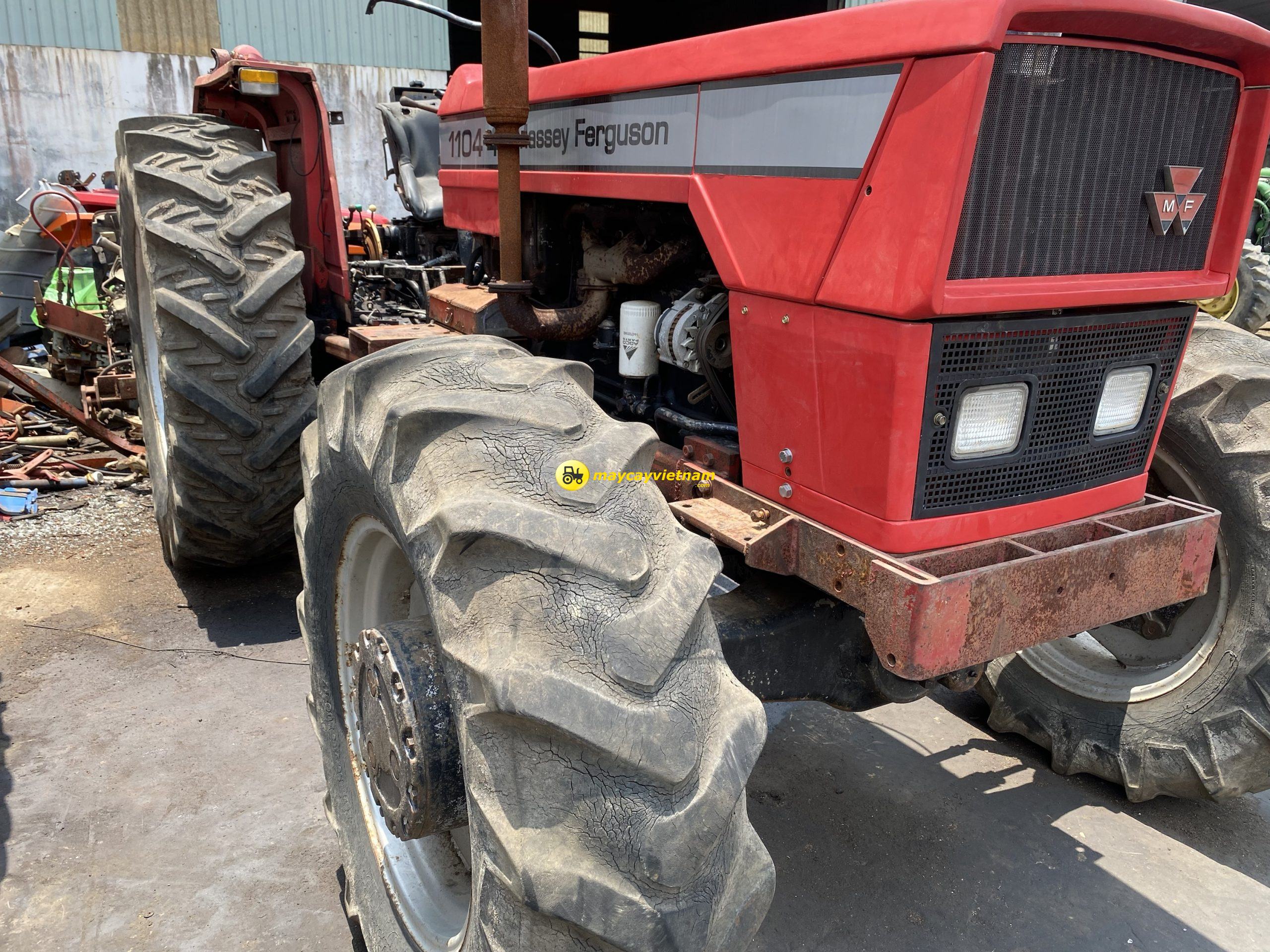 Máy cày Massey Ferguson MF1104-4 110hp - Ảnh 7